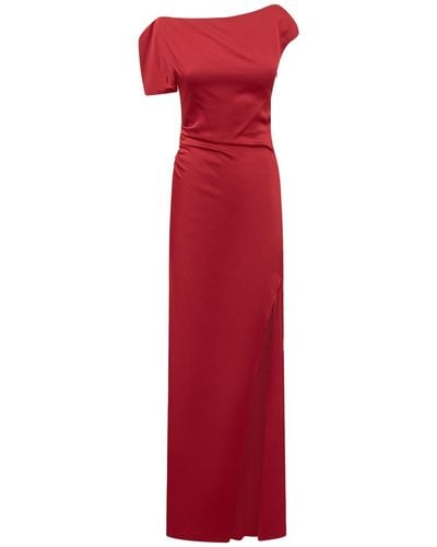 Del Core Long Dress - Red