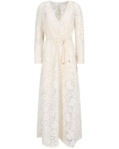 Zimmermann Maxi Lace Dress - White