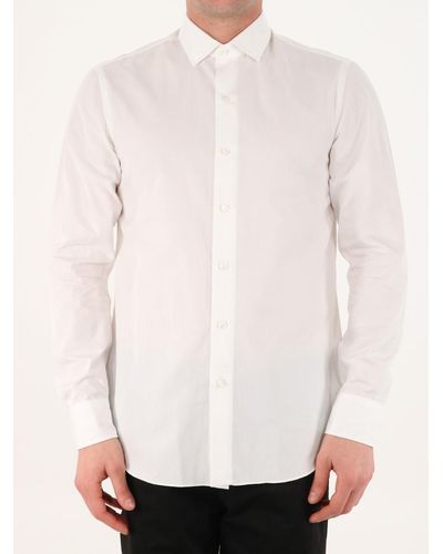 Salvatore Piccolo Pin Point Shirt - White