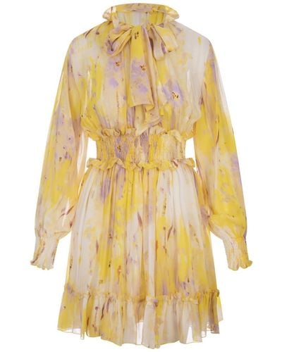 MSGM Short Dress - Yellow