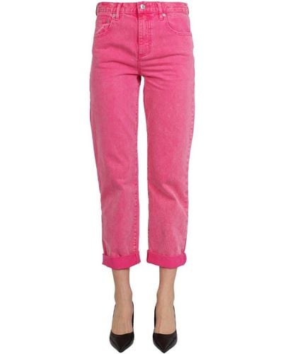 Michael Kors Straight Leg Jeans - Pink