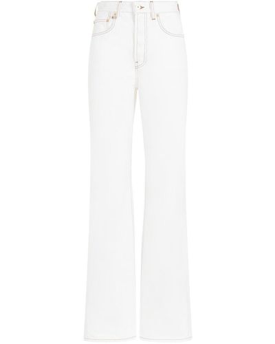 Jacquemus Straight Leg Jeans - White