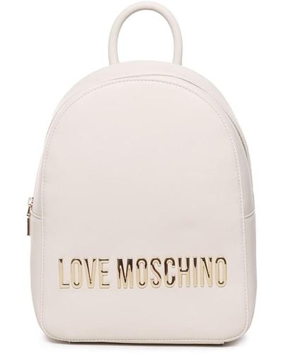 Love Moschino Backpack With Logo - White