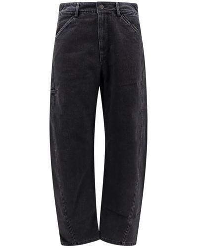 Lemaire Twisted Workwear Pants - Black