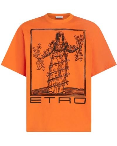 Etro T-Shirt - Orange