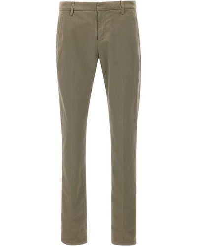 Dondup Gaubert Cotton Pants - Gray