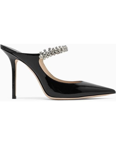 Jimmy Choo Bing Court Shoes With Crystals - Black