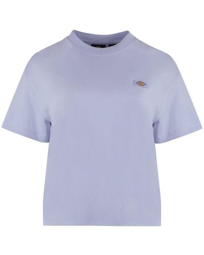 Dickies Oakport Cotton Crew-Neck T-Shirt - Purple