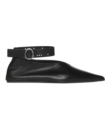 Jil Sander Flat Shoes - Black