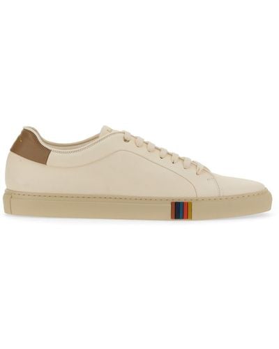 Paul Smith Sneaker With Logo - Natural