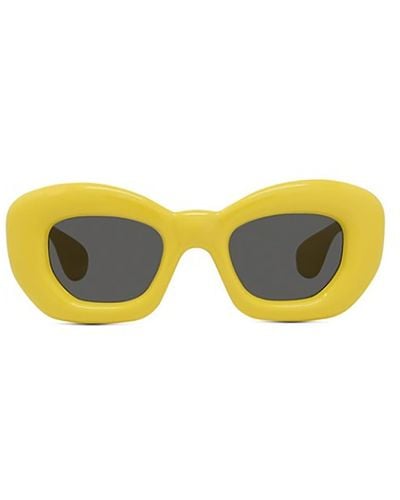 Loewe Lw40117I Sunglasses - Yellow