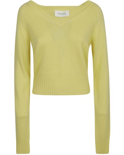 Sportmax Fatuo Sweater - Yellow