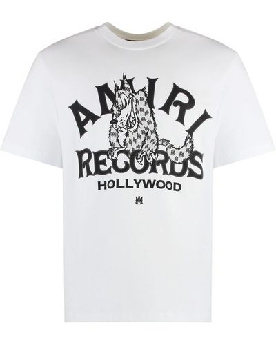 Amiri Cotton Crew-neck T-shirt - White