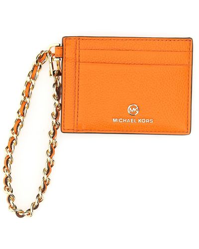 MICHAEL Michael Kors Small Credit Card Holder - Orange