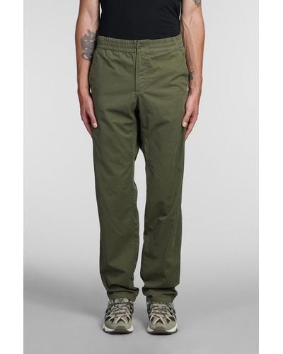 A.P.C. Chuck Pants In Green Cotton