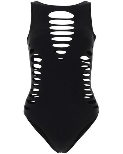 Versace Stretch Nylon Swimsuit - Black