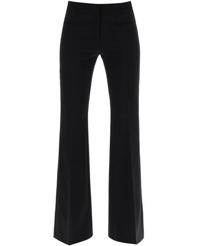 Courreges Bootcut Flared Tailored Trousers - Black