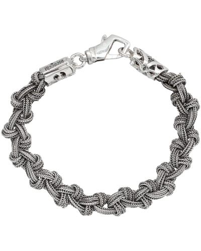Emanuele Bicocchi New Rope Knot Medium Bracelet - Metallic