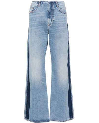 DIESEL D-ero-s Mid-rise Straight-leg Jeans - Blue