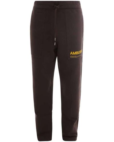 Ambush Cotton Logo Sweatpants - Black