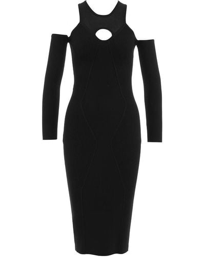 Pinko Cut Out Detailed Dress - Black