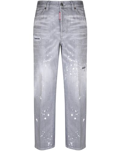 DSquared² Spotted Cool Girl Jeans - Grey