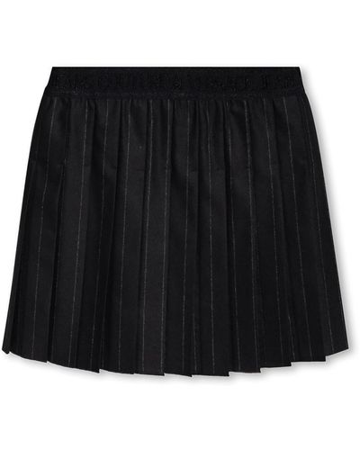 Versace Pleated Skirt - Black