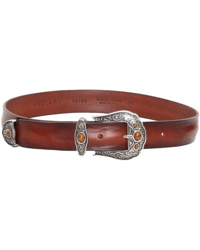 Orciani Texan Style Belt - Brown