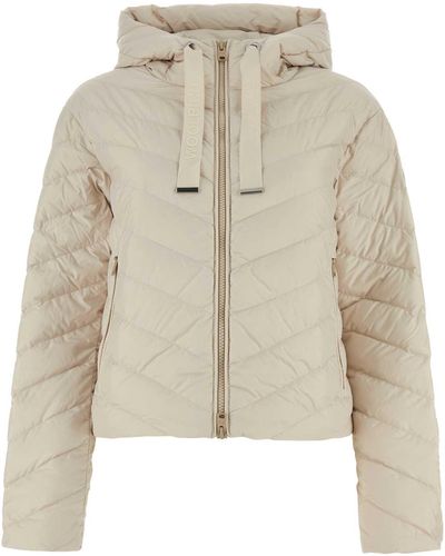 Woolrich Sand Polyester Down Jacket - White