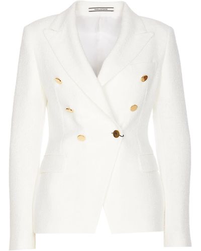 Tagliatore Double-Breasted Jacket - White