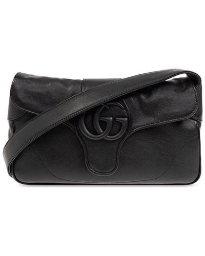 Gucci 'aphrodite' Shoulder Bag - Black
