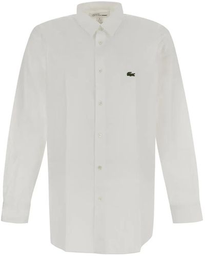 Comme des Garçons Croco Logo Shirt - White