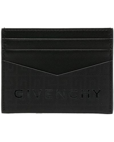 Givenchy 4G Nylon Card Holder - Black