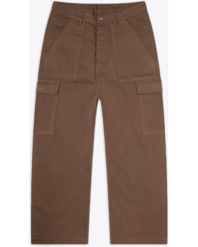 Rick Owens Cargo Trousers Cotton Cargo Pant - Brown