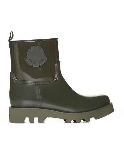 Moncler Ginette Pvc Rain Boots - Green