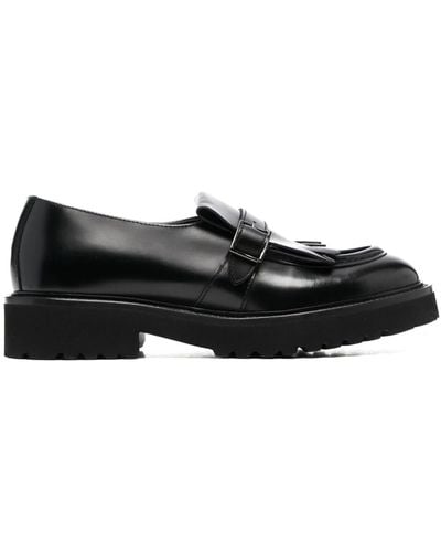Doucal's Calf Leather Loafer - Black