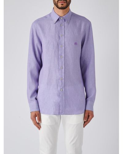 Etro Shirt Roma Shirt - Purple
