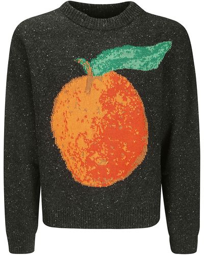 Rassvet (PACCBET) Tangerine Crewneck Sweater Knit - Black