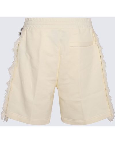 RITOS Cream Cotton Shorts - Natural
