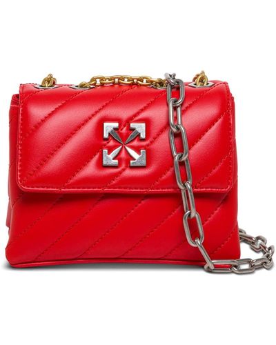 Off-White c/o Virgil Abloh Jackhammer Crossbody Bag In Quilted Leather - Red