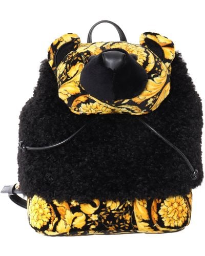 Versace Teddy Bear Backpack - Black