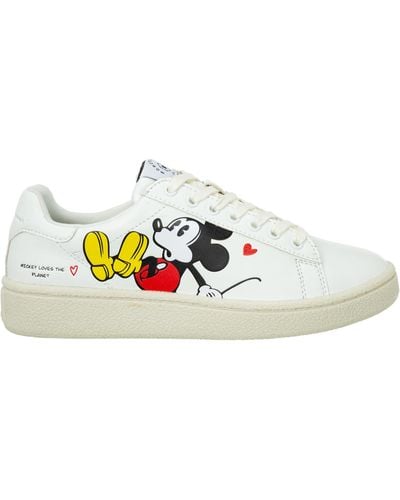 MOA Disney Mickey Mouse Grand Master Mickey Mouse Grand Master Sneakers - White
