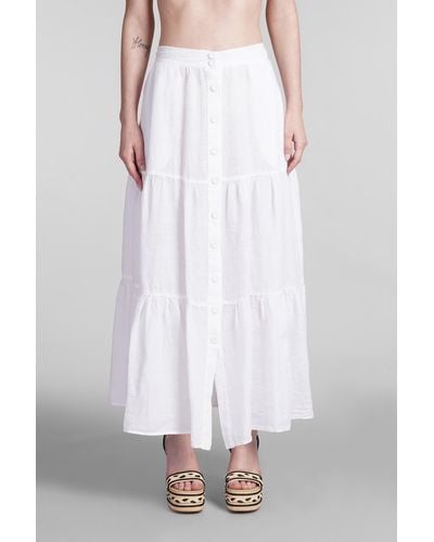 120% Lino Skirt - White