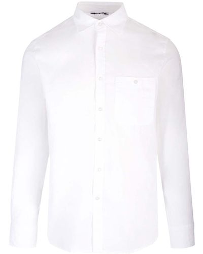 7 For All Mankind Cotton And Linen Shirt - White