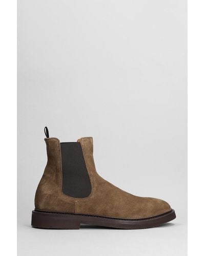 Officine Creative Hopkins Flexi 204 Ankle Boots - Brown