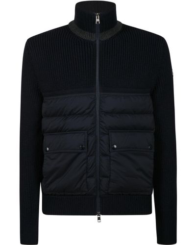 Moncler Rib Knit Turtleneck Sweater - Black