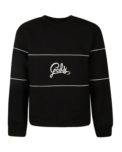 Gcds Printed Band Sweatshirt - Black