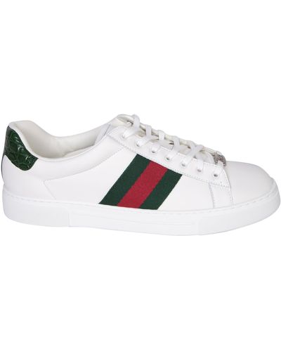 Gucci Ace Trainers - White