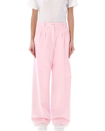 A.P.C. Tresse Pleated Jeans - Pink