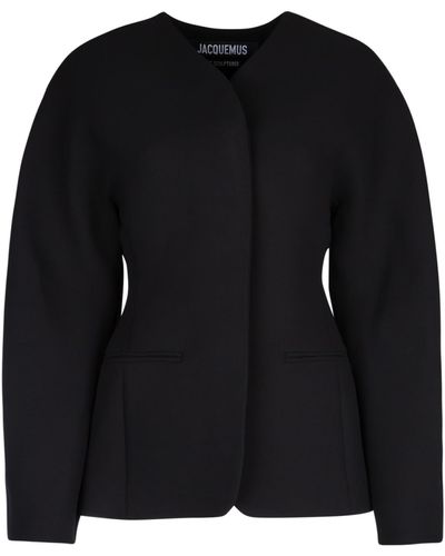 Jacquemus Jackets And Vests - Black